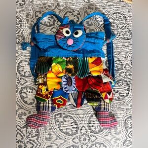 Colorful Super unique cat mini backpack